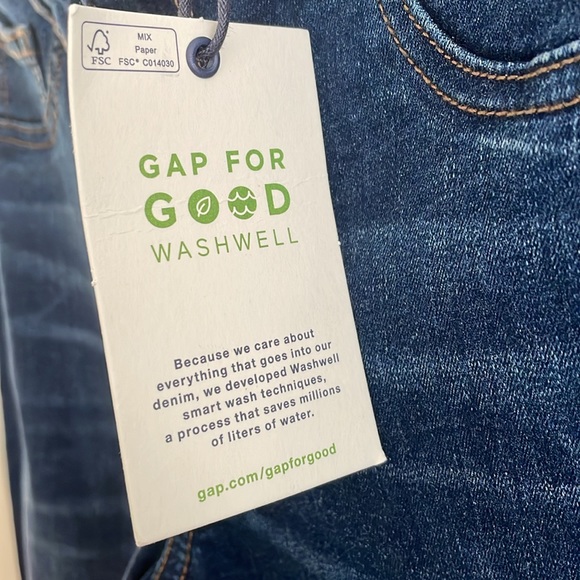 NWT GAP High Stretch Easy Leggings Denim Jeans 29R - Picture 2 of 6